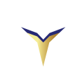 ornament blue & gold no bg